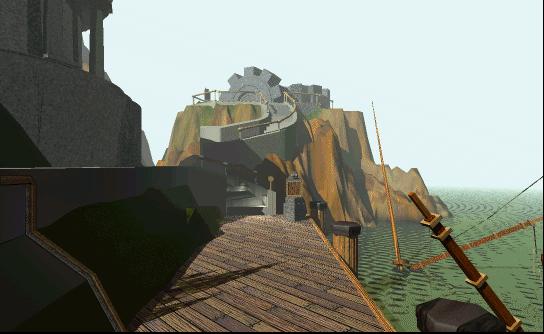 The pier from MYST. This is the first area you're in when you start the game.