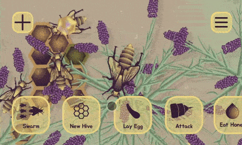 Worker bees have jobs.