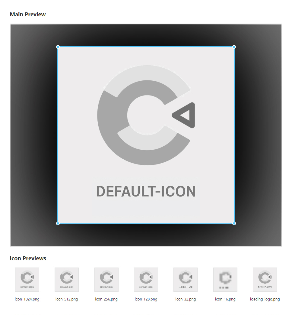 Construct 3 Icon Generator Preview