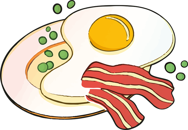 Eggs and bacon
