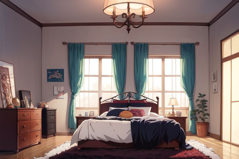 Chambre du client le matin