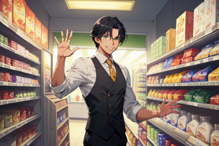 Do-yoon part en souriant