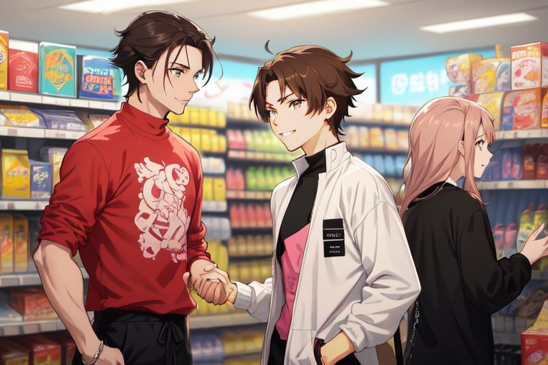 Sun-jin et Do-yoon se sérant la main