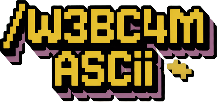 /w3bc4m-ascii logo