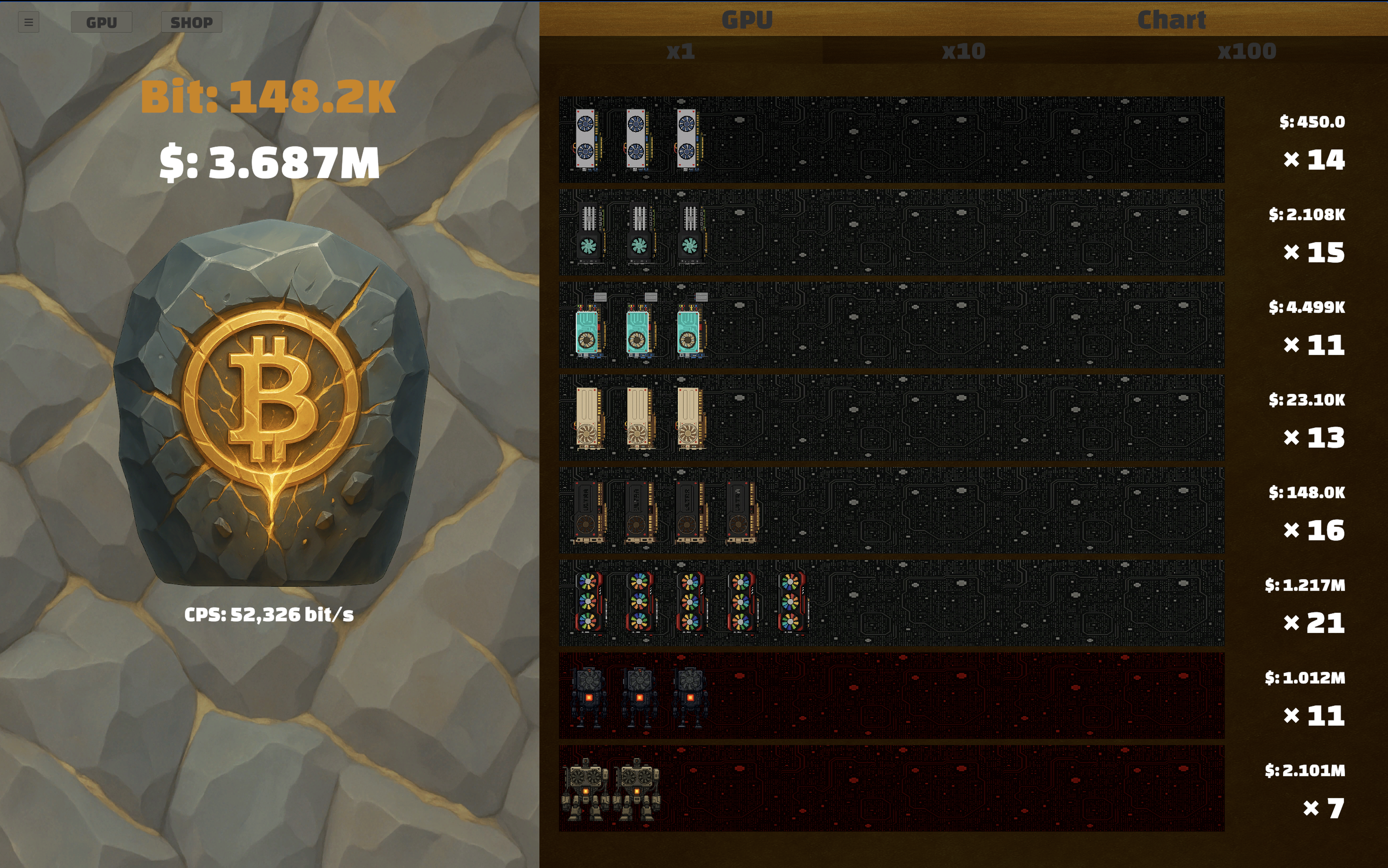 Mining Screen Screenshot