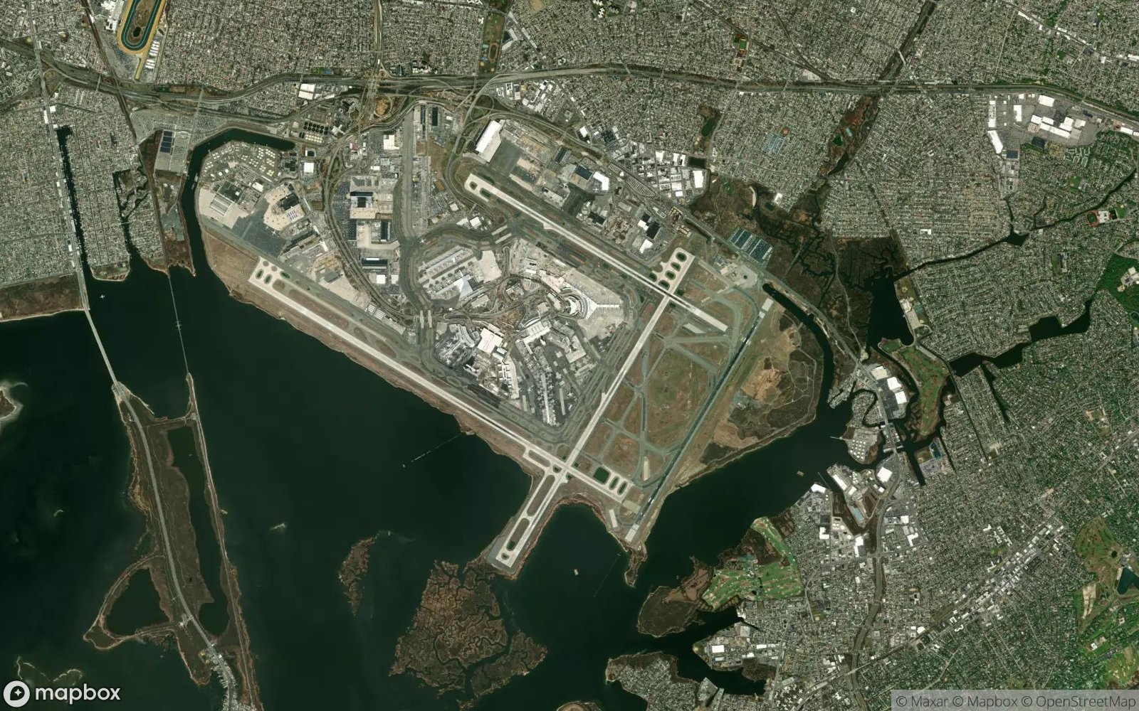 JFK New York satellite view