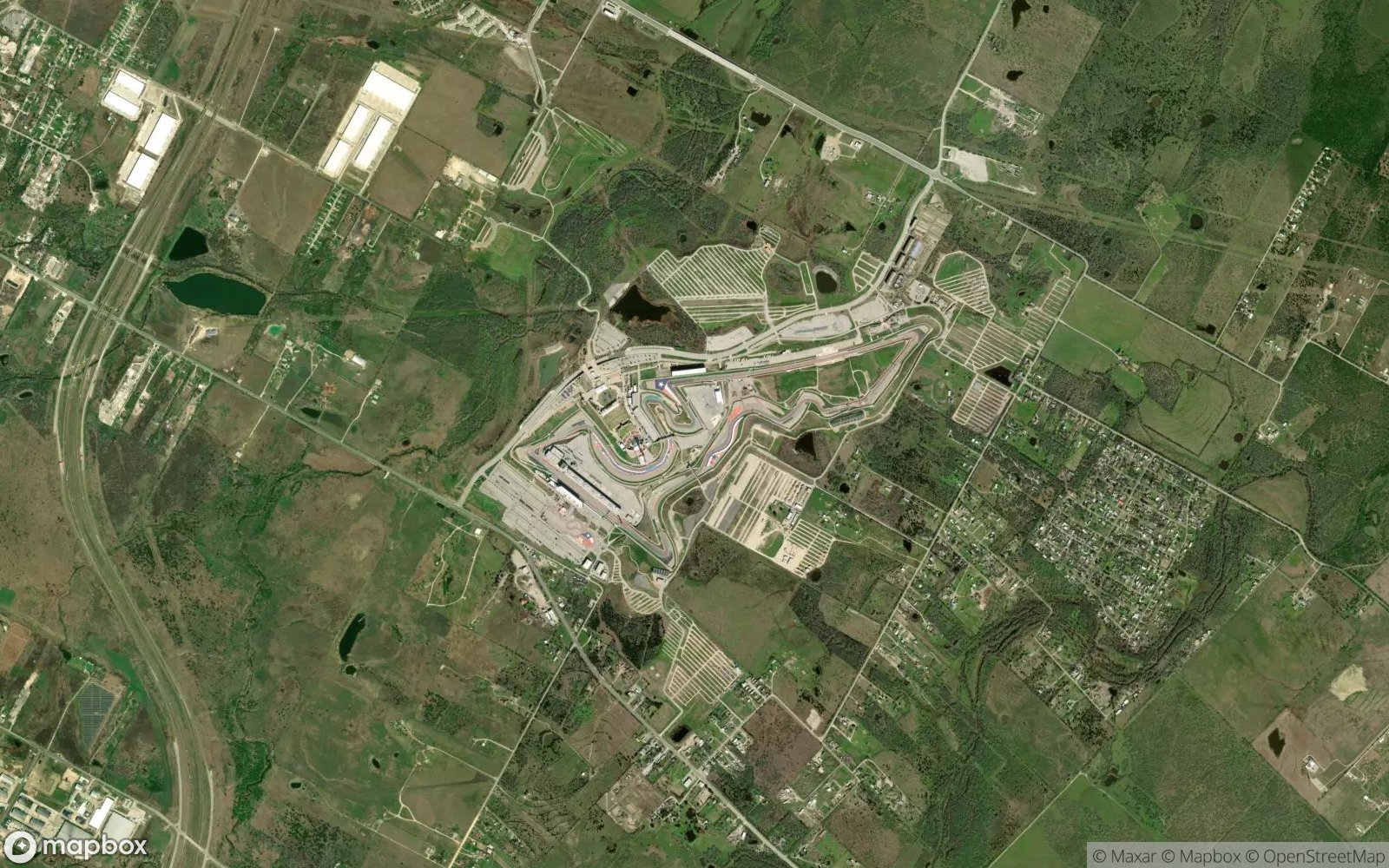 Circuit of the Americas satellite view