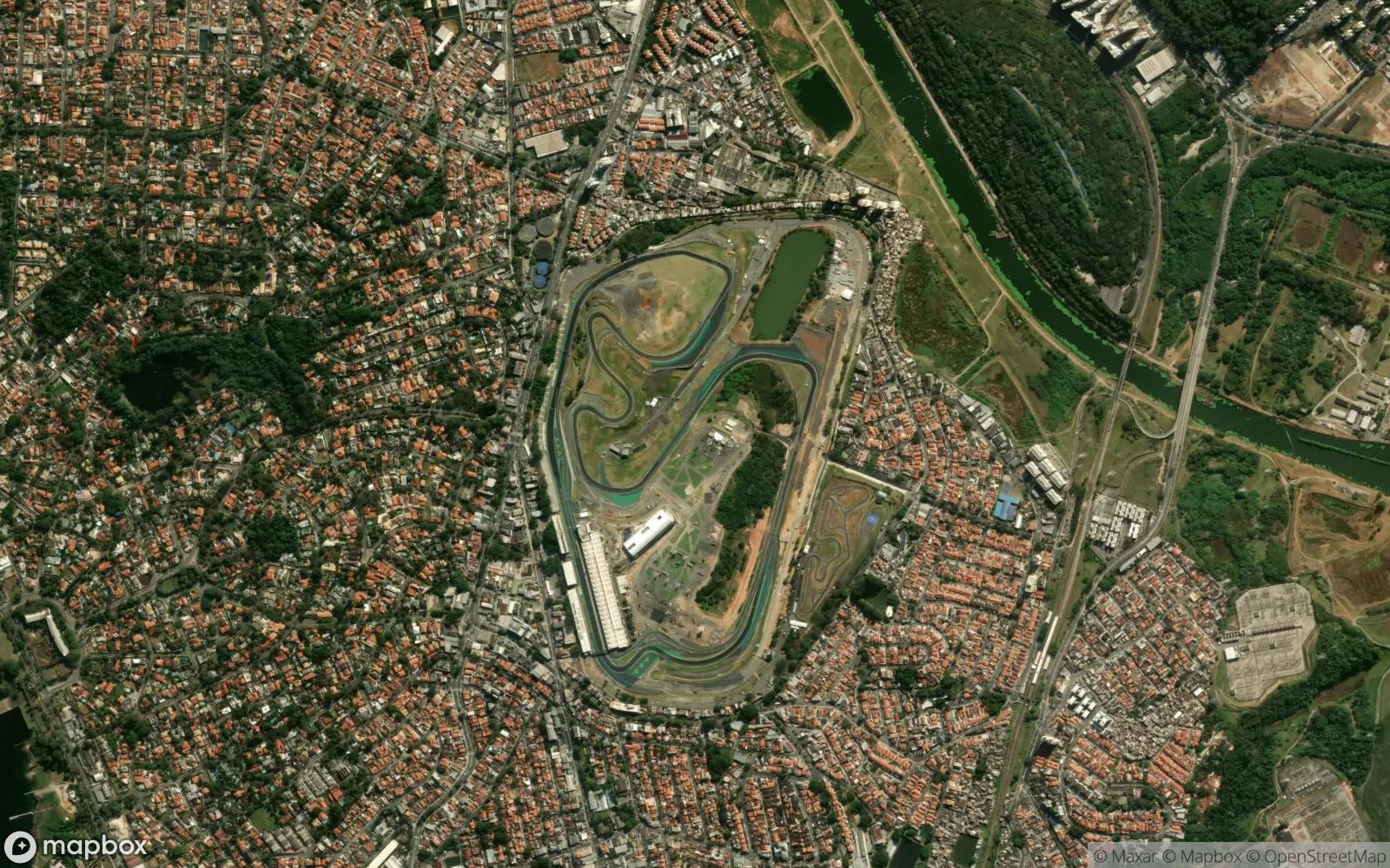 Interlagos satellite view