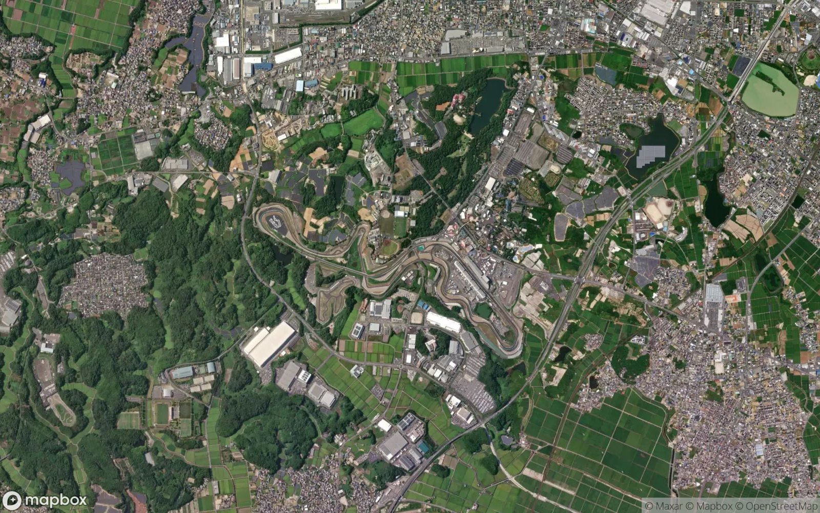 Suzuka satellite view