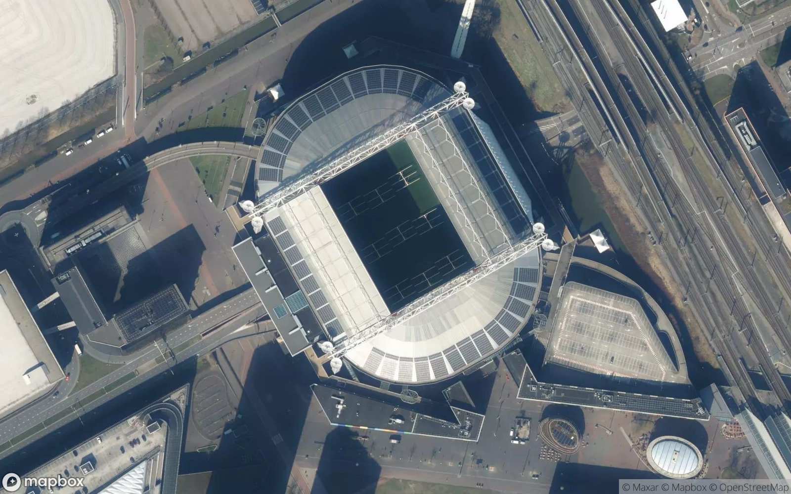 Johan Cruyff Arena satellite view