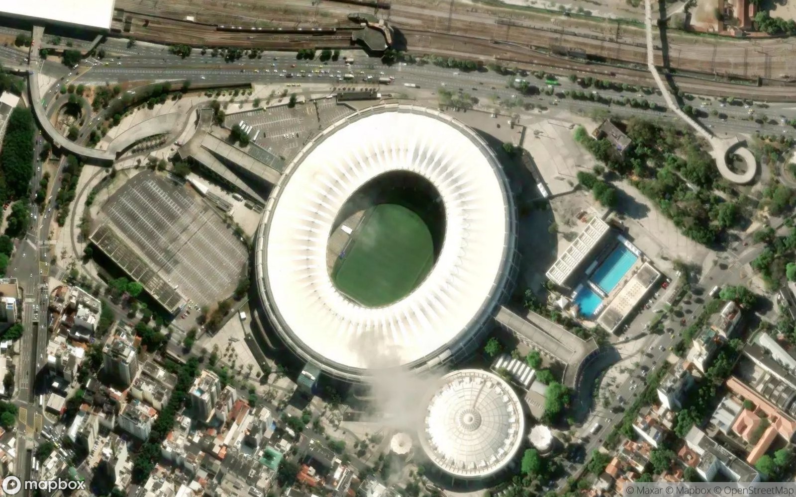 Maracanã from satellite