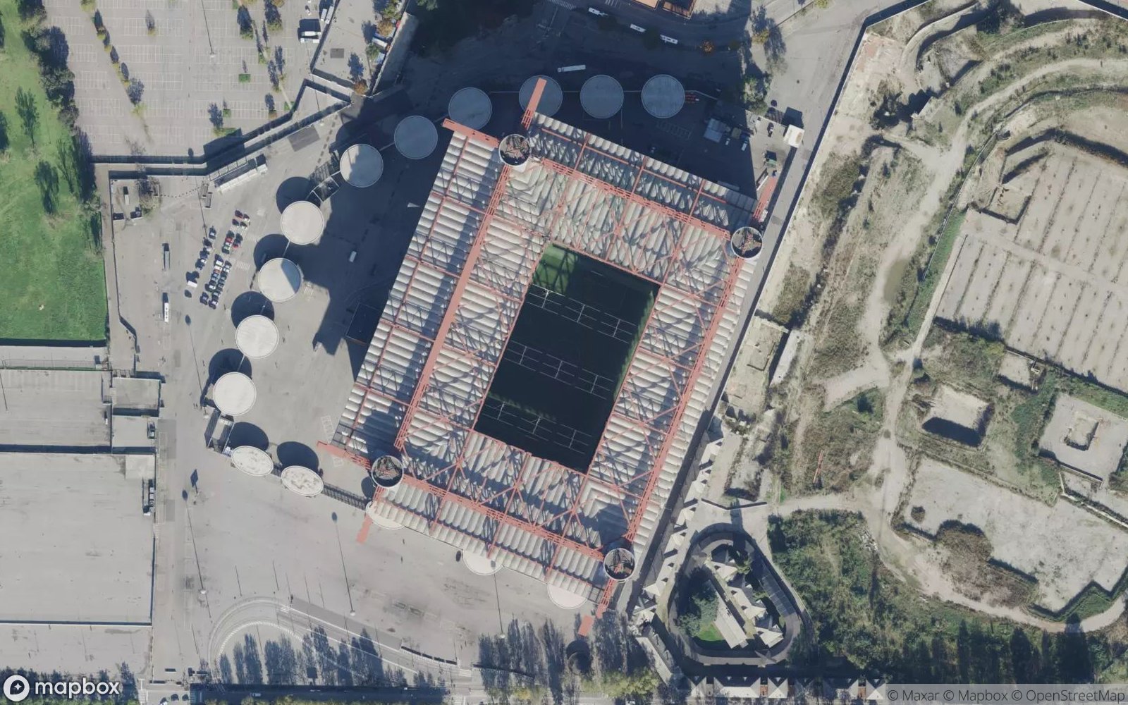 San Siro satellite view