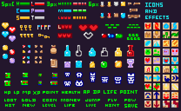 UI HUD Starter Icons