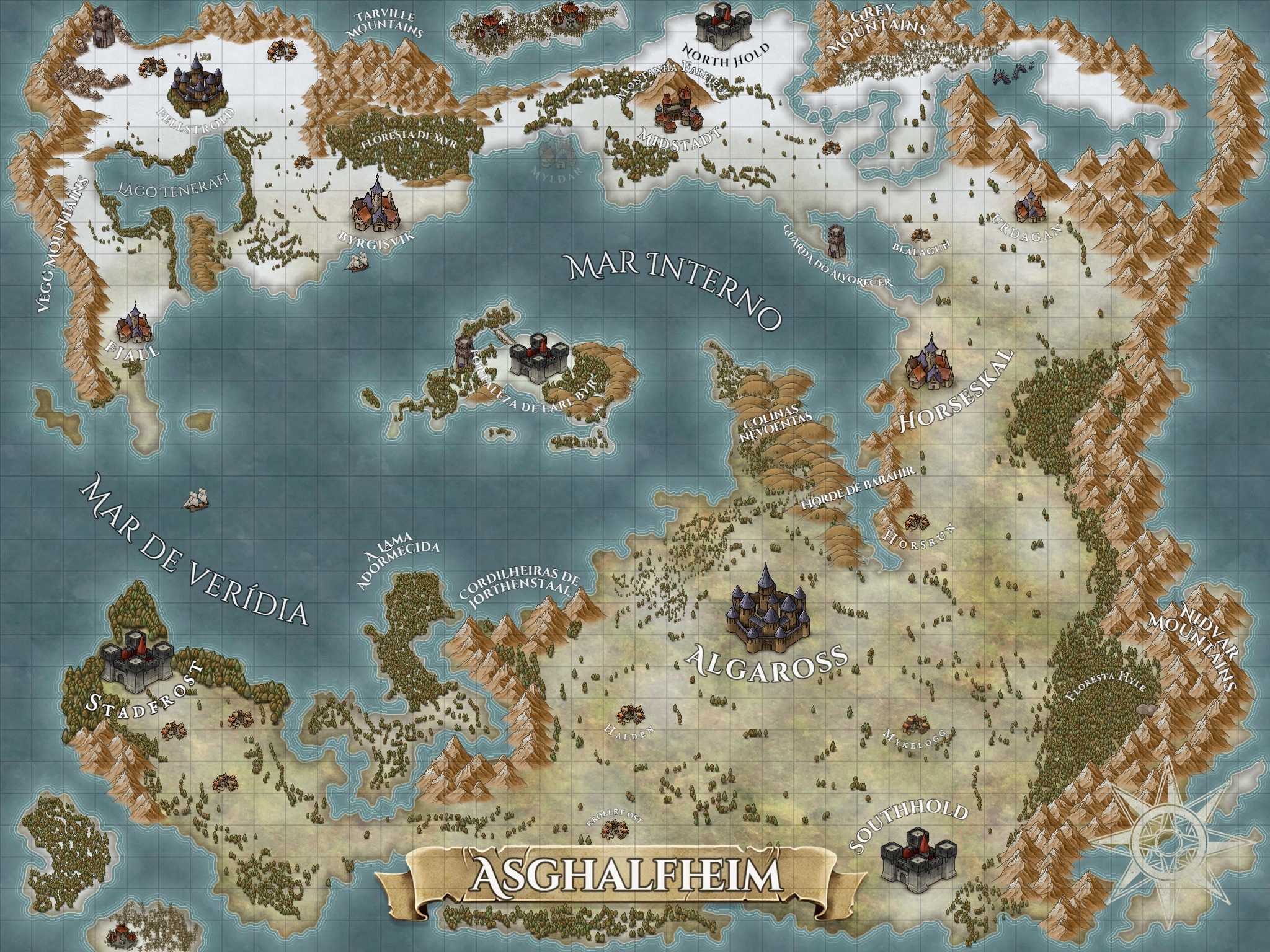 Mapa de Asghalfheim, mundo de Maktdaerg
