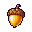 Golden acorn