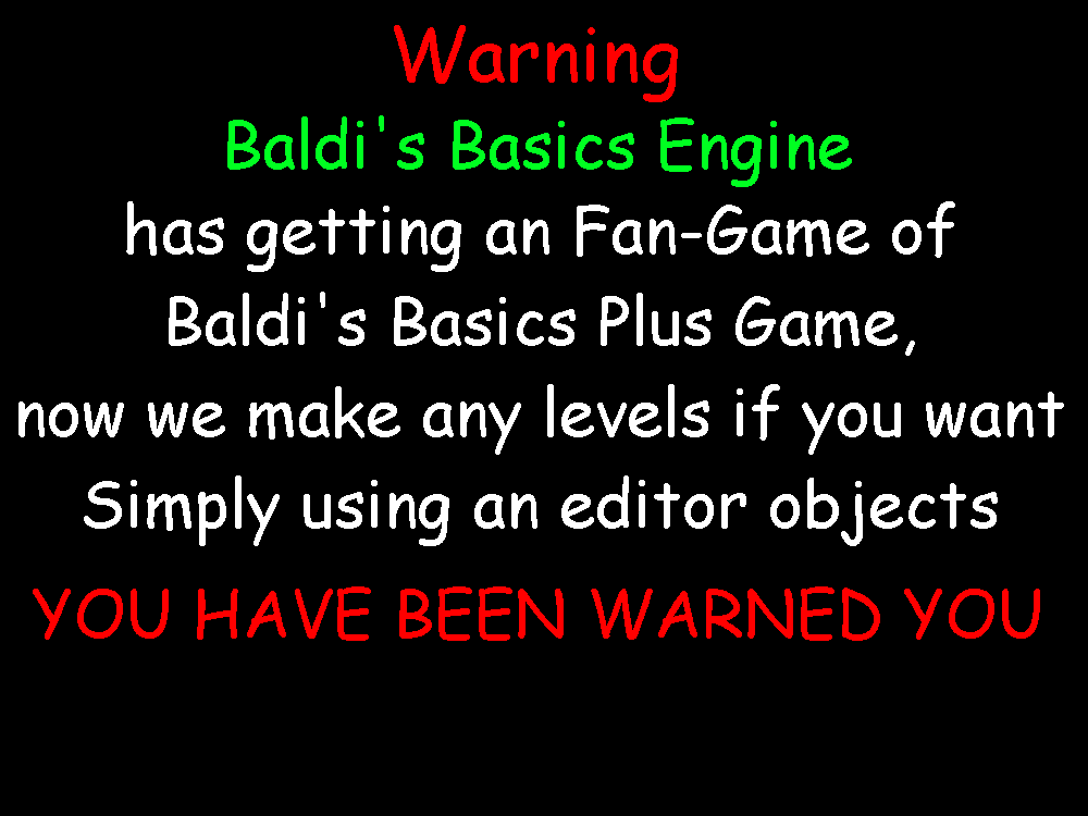 Warning