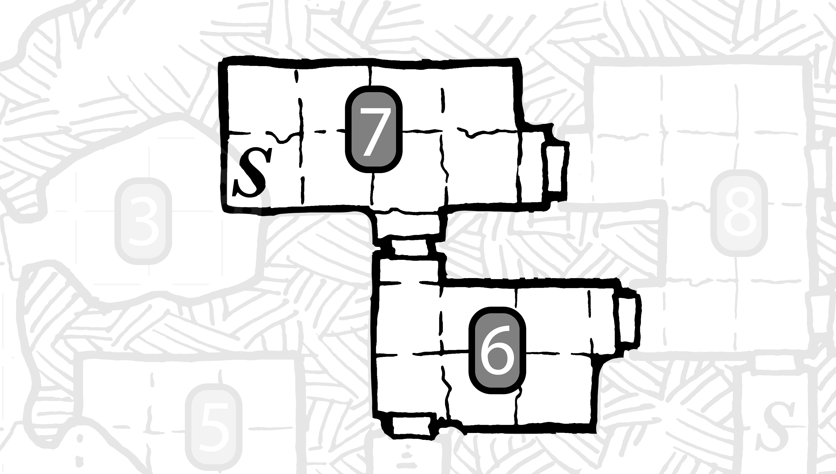 Map of the Study and Store Room