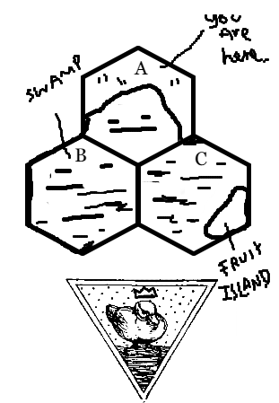 Map of the swamp