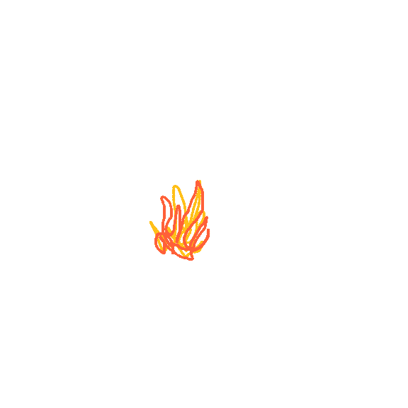 Animation of flames