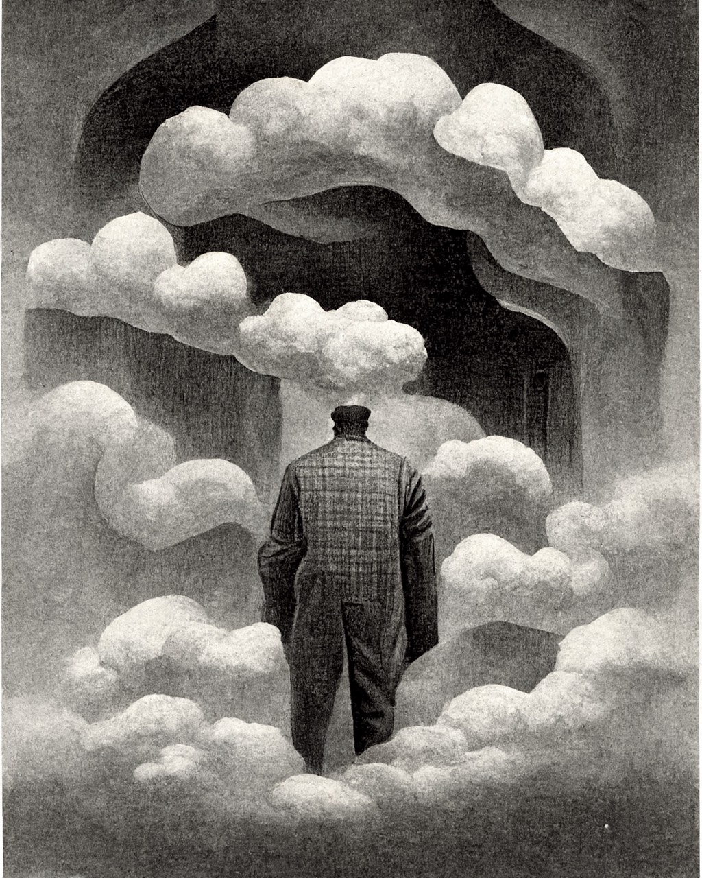 at peace and alone as it all unravels