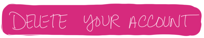 Button to delete account