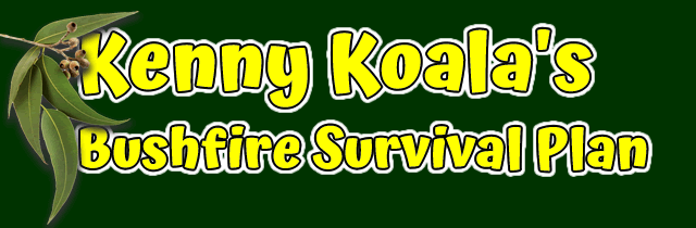 Kenny Koala's Bushfire Survival Plan banner